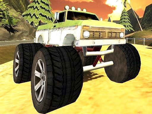 Monster Truck Beginning - browser game screenshot
