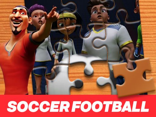 The soccer Football Movie Jigsaw Puzzle - browser game screenshot
