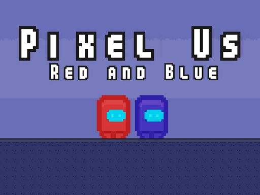Pixel Us Red and Blue - browser game screenshot