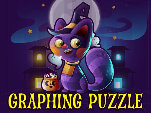 Graphing Puzzle Halloween - browser game screenshot