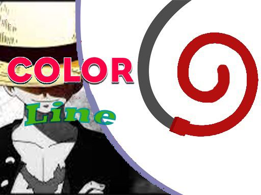 coloring lines - browser game screenshot