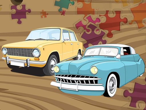Old Timer Car Jigsaw - browser game screenshot