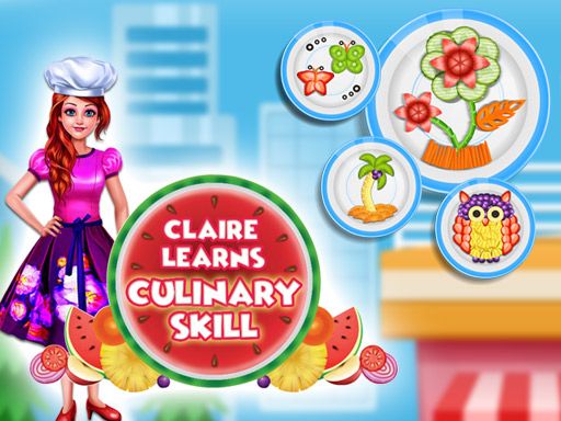 Claire Learns Culinary Skills - browser game screenshot