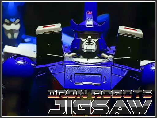 Iron Robots Jigsaw - browser game screenshot