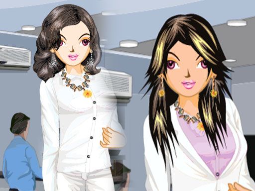 Office Girl Dress up - browser game screenshot