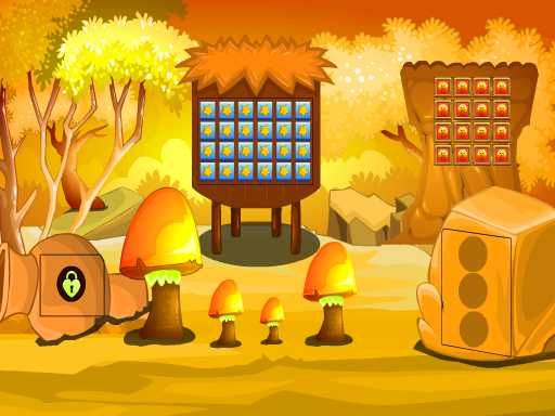 Golden Forest Escape - browser game screenshot