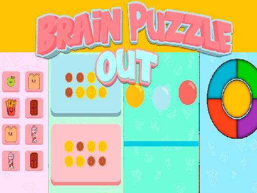 Brain Puzzle Out - browser game screenshot