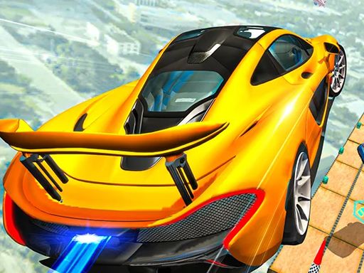 Sky Driver - Impossible stunt on the sky - browser game screenshot
