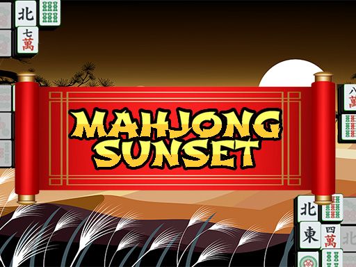 Mahjong Sunset - browser game screenshot