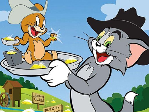 Tom and Jerry Slide - browser game screenshot