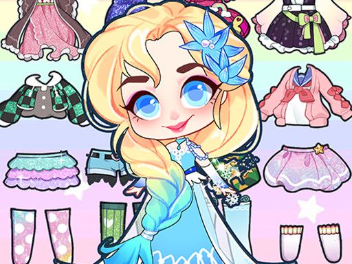 Makeup Doll Creator - browser game screenshot