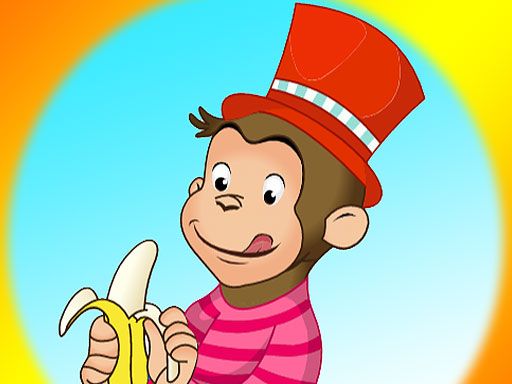Curious George Dressup - browser game screenshot