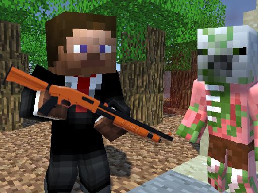 Zombie Shooter Survival - browser game screenshot