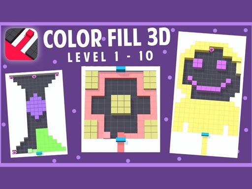 Color Fill 3D - browser game screenshot