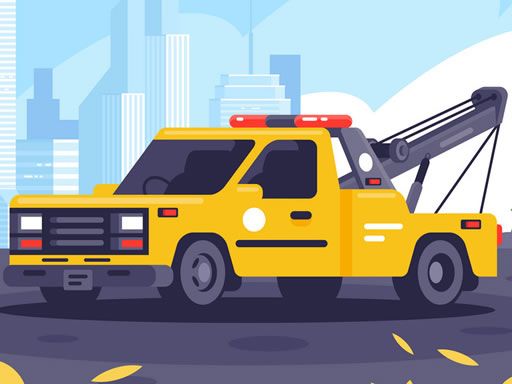 City Duty Vehicles Jigsaw - browser game screenshot