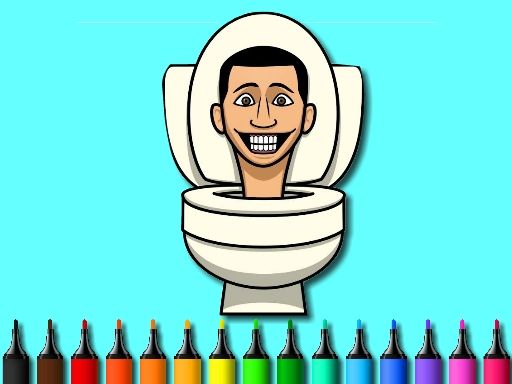 Color Skibidi Toilet Color Skibidi Toilet - browser game screenshot