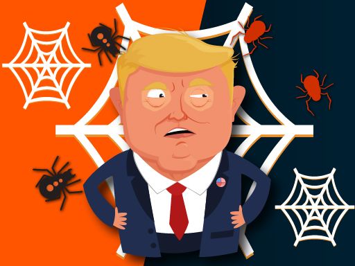 Spider Trump - browser game screenshot