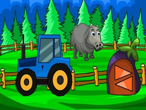 Find The Tractor Key 3 - browser game screenshot