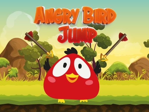 Angry Bird Jump - browser game screenshot