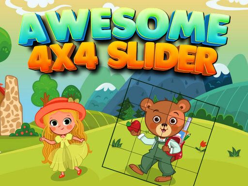 Awesome 4x4 Slider - browser game screenshot