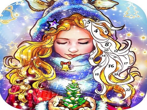 Christmas:Coloring Book, Coloring GAME FREE - browser game screenshot