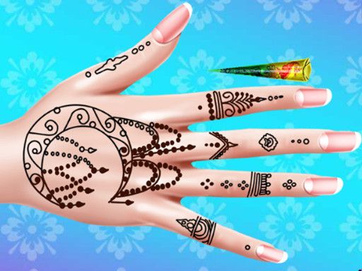 Fashion Henna Tattoo Salon - browser game screenshot