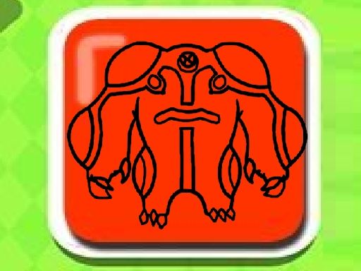 Easy Kids Coloring Ben 10 - browser game screenshot