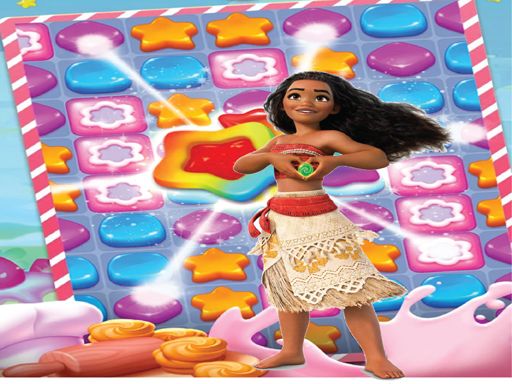 Play Moana Sweet Matching Game - browser game screenshot