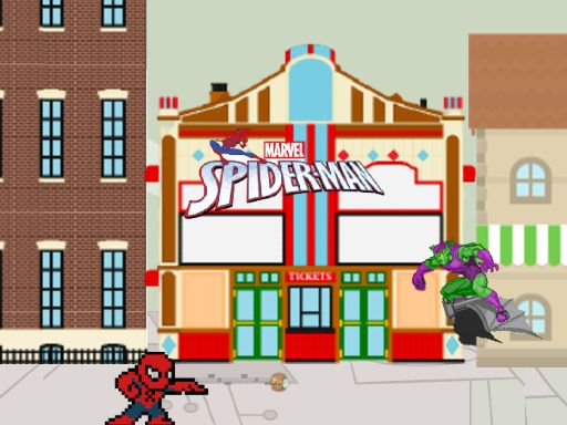 Spider Man vs Goblin - browser game screenshot