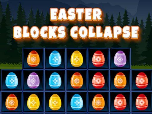 Easter Blocks Collapse Easter Blocks Collapse - browser game screenshot