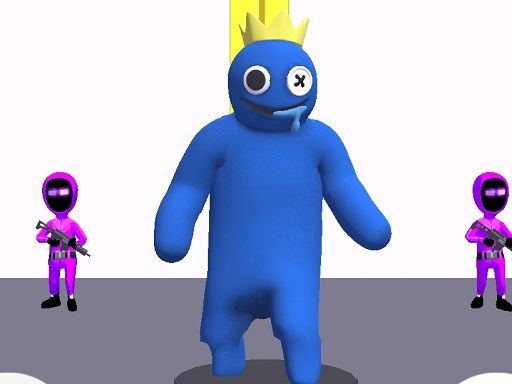 Friends Rainbow Survival Race - browser game screenshot