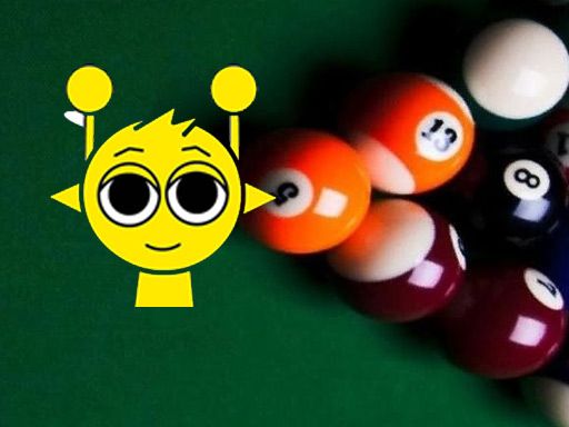 Sprunki 2Players Billiard - browser game screenshot