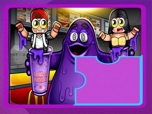 Grimace Shake Puzzle - browser game screenshot