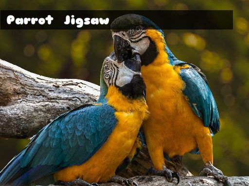 Parrot Jigsaw - browser game screenshot