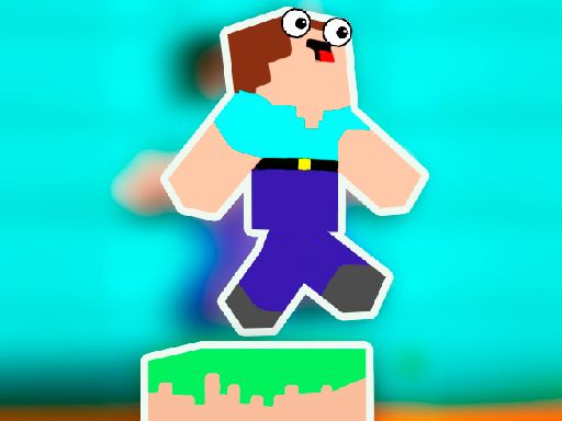 Noob Parkour 3D - browser game screenshot