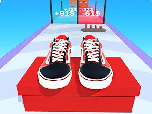 Shoes Race Evolution 3D - browser game screenshot