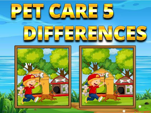 Pet Care 5 Differences Pet Care 5 Differences - browser game screenshot