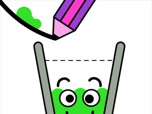 Fill Juice Glass - browser game screenshot