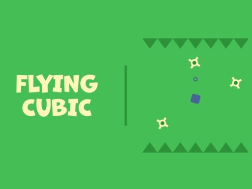 Flying Cubic Game Flying Cubic Game - browser game screenshot