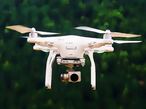 Flying Drone Puzzle Flying Drone Puzzle - browser game screenshot
