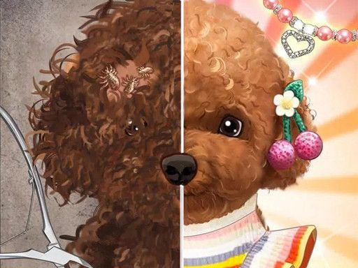 Pet Makeup Master - browser game screenshot
