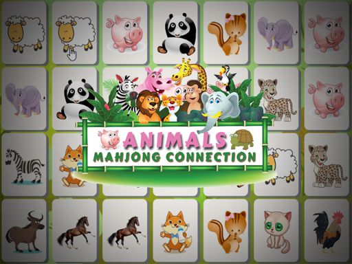 Animals Mahjong Connection - browser game screenshot