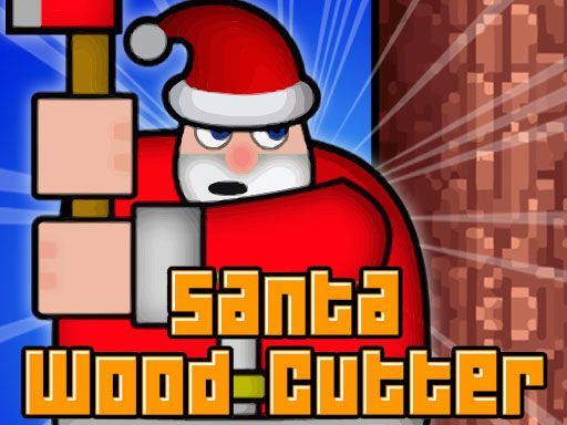 Santa Wood Cutter - browser game screenshot