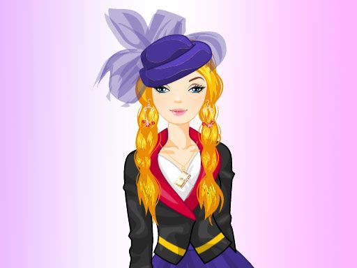 Folk Fashion Dress - browser game screenshot