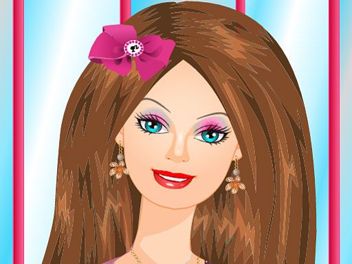Barbie Party Makeup - browser game screenshot