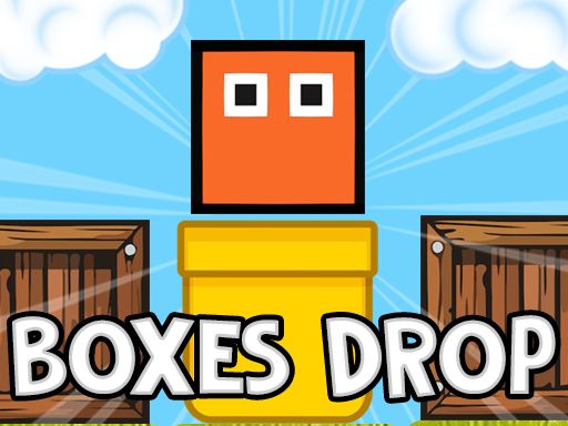 Boxes Drop - browser game screenshot
