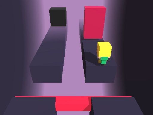 Pixel BigHead Run - browser game screenshot
