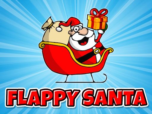 Flappy Santa - browser game screenshot