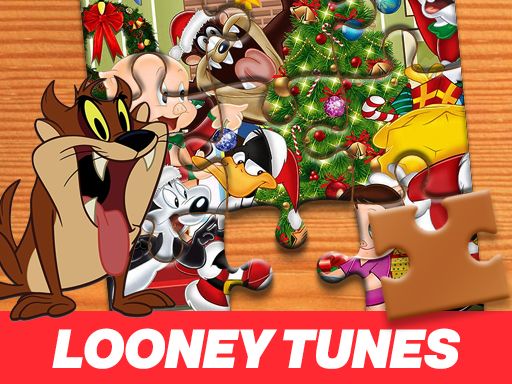 Looney Tunes Christmas Jigsaw Puzzle Looney Tunes Christmas Jigsaw Puzzle - browser game screenshot