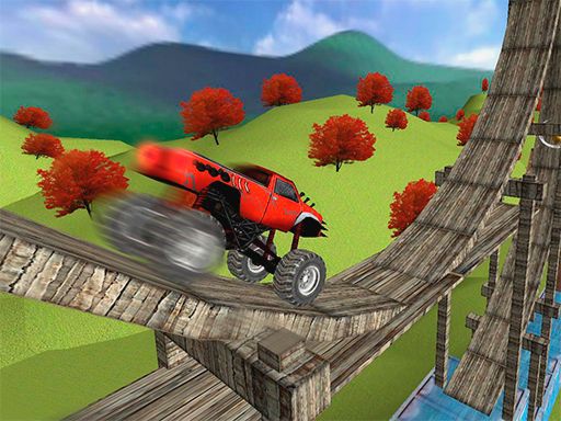 Monster Truck Stunt Madness - browser game screenshot